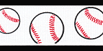Baseball Grosgrain Ribbon