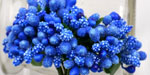 Bead Berry Spray Clusters Royal Blue