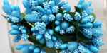 Bead Berry Spray Clusters Turquoise