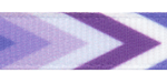 Bold Chevron Striped Grosgrain Ribbon Mixed Purple HALF OFF!