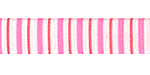 Vertical Stripe Grosgrain Bright Pink SALE!