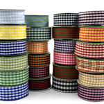 Wide Gingham Ribbon 30-YARD SPOOLS