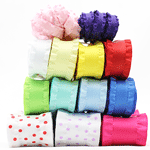 Ruffled Satin Ribbon