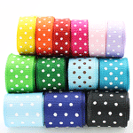 Swiss Dots Grosgrain Ribbon