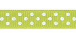 RRR Select Swiss Dots Grosgrain Apple Green