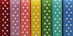 3/8" Satin Swiss Dots Ribbon Assortment