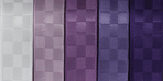 Checkerboard Satin Ribbon Assortment Purple 