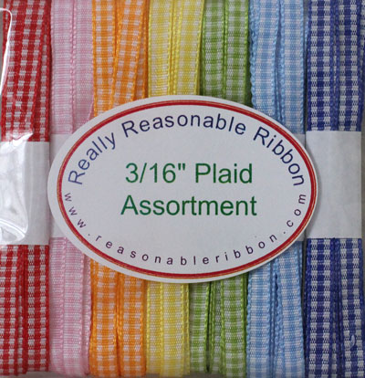 3/16" Plaid Assortment