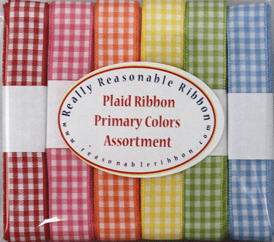 5/8" Plaid Ribbon Assortment