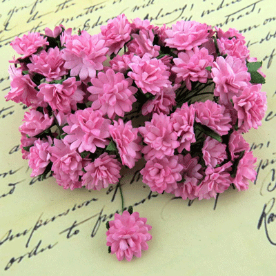 Wild Orchid Crafts Aster Daisy Stem Flowers Pink