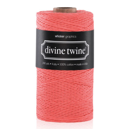 Baker's Twine Coral Solid