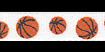 Basketball Grosgrain Ribbon