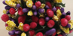 Bead Berry Spray Clusters Bright Colorful
