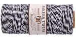 Baker's Twine Metallic Black/White/Silver