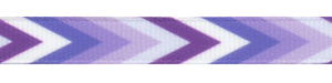 Bold Chevron Striped Grosgrain Ribbon Mixed Purple HALF OFF!