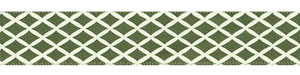 5/8" Moss Bold Diamond Print Satin Ribbon SALE!