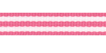 Striped Grosgrain Bright Pink