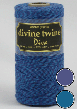 Baker's Twine Diva Collection Deep Denim Stripe