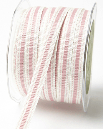 Canvas Color Band with Stitched Edge Pink 