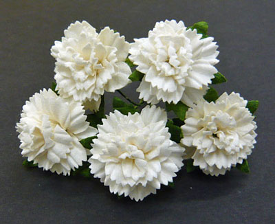 Wild Orchid Crafts Carnations Off-White 