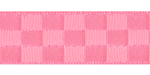Checkerboard Satin Coral Rose