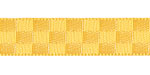 Checkerboard Satin Yellow Gold