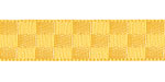 Checkerboard Satin Yellow Gold