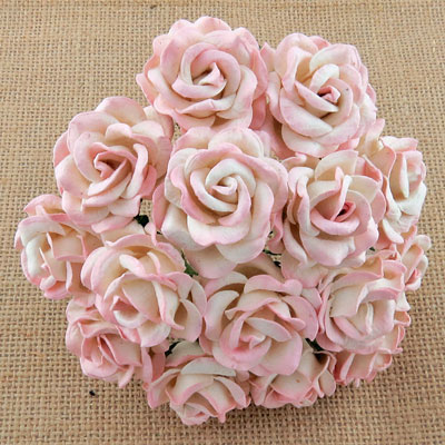 Chelsea Roses 2-Tone Baby Pink/Ivory 