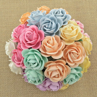 Chelsea Roses Mixed Pastel 