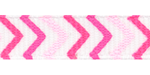 3/8" Mixed Pink Chevron Striped Grosgrain Ribbon Spool SALE!