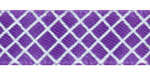 Crosshatch on Regal Purple Satin Ribbon SPOOL SALE!