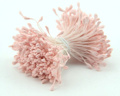 Double Head Flat Mini Stamens Champagne