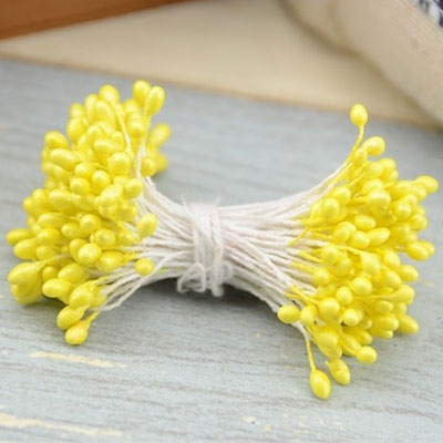 Double Head Stamens Light Yellow