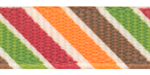 Autumn Bold Diagonal Striped Grosgrain Ribbon