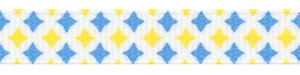 Blue & Yellow Diamond Print Grosgrain Spool SALE!