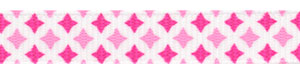 Mixed Pink Diamond Print Grosgrain