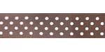 7/8" Swiss Dots Grosgrain Dark Brown HALF OFF!