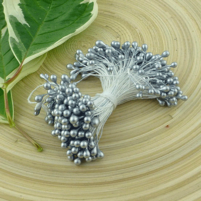 Double Head Stamens Silver