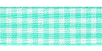 Plaid Ribbon Aqua