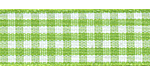 Plaid Ribbon Celery Green