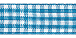 Plaid Ribbon Turquoise