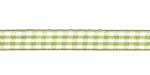 Gingham Moss Green 3/8 Inch 