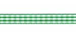 Gingham Emerald 3/8 Inch