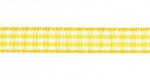 Gingham Yellow 3/8 Inch