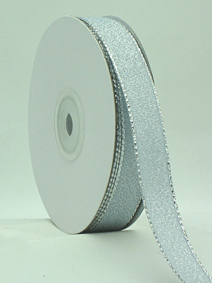 Glitz Ribbon Silver 