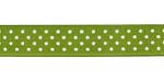 5/8" Swiss Dots Grosgrain Olive SALE!