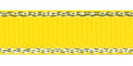 Grosgrain with Silver Edges Daffodil