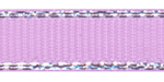 Grosgrain with Silver Edges Light Orchid