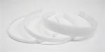 1" White Plastic Headbands per Dozen SALE!