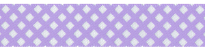 5/8" Lattice Print Satin Ribbon Hyacinth SALE!